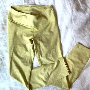 Outdoor Voices ¾ Core Leggings in Yellow